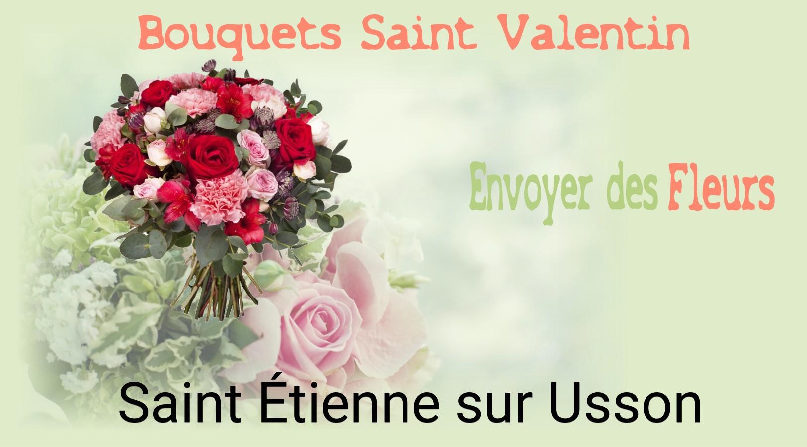 Roses de Saint-Valentin livrées à Saint-Étienne-sur-Usson